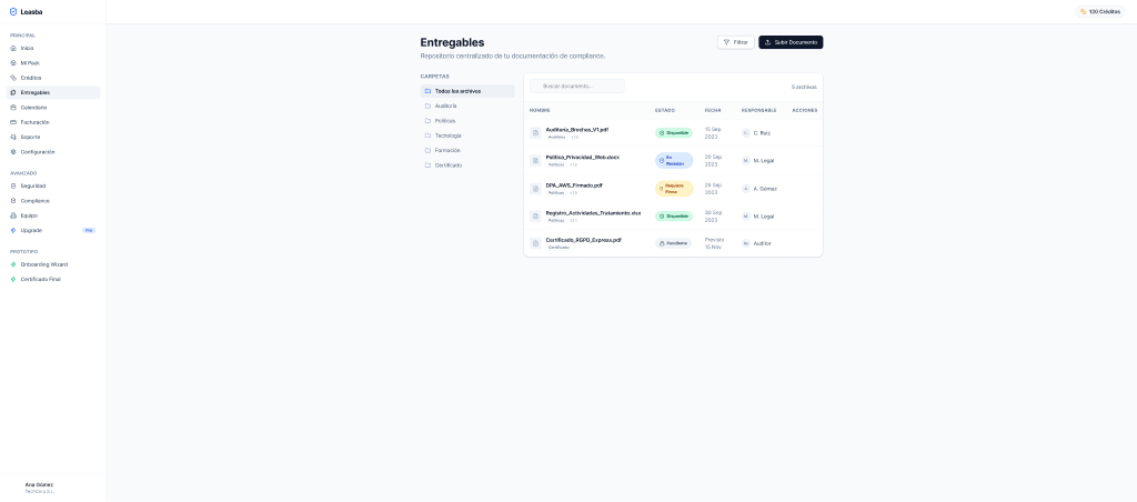 Entregables — crm