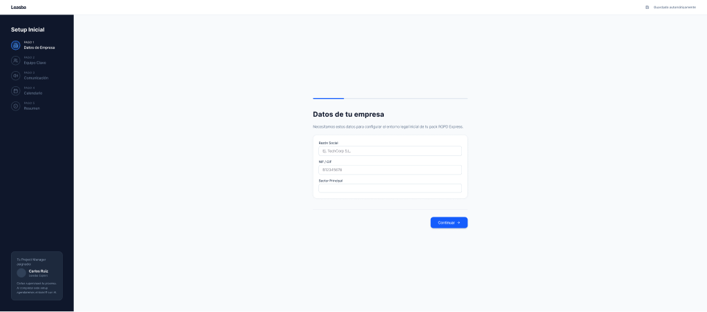 Onboarding — crm