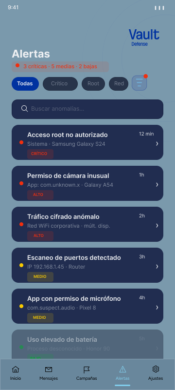 Anomalías — incibe